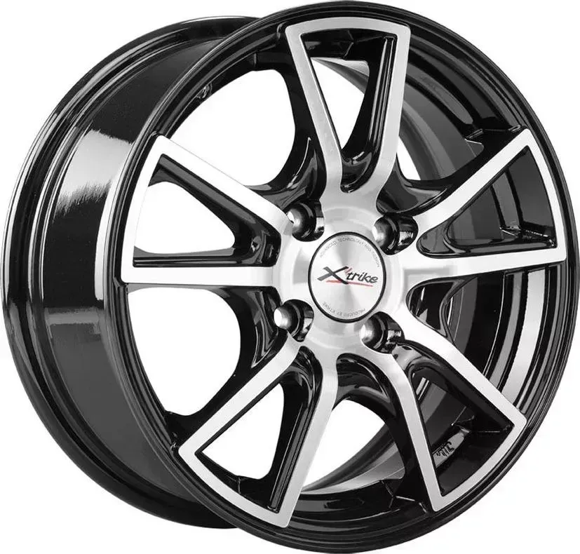 Диск автомобильный X'trike X-1046,0\R14 5*114,3 ET38d67,1BK/FP[] 6,0//R14