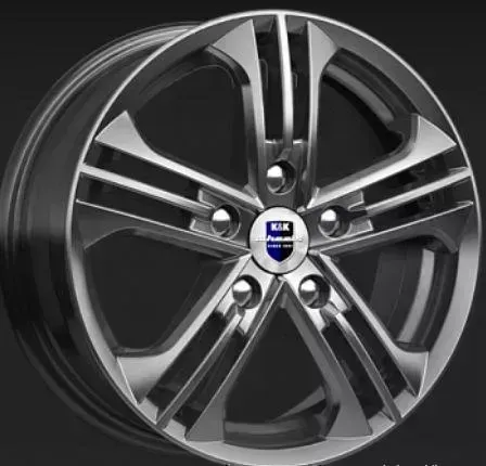 Диск автомобильный КиК Trinity 6X15/5X110 ET39 D65.1 дарк-платинум