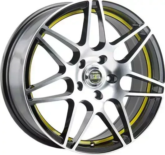 Диск автомобильный РаспродажаУценка M28 ALCASTA 5.5X14/4X98 ET35 D58.6 BKFYSI*(Механические повреждения)