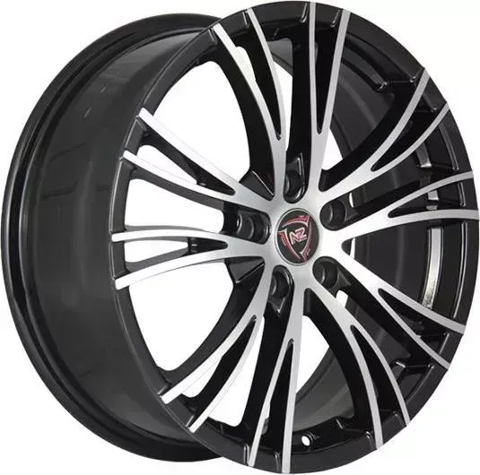 Диск автомобильный РаспродажаУценка F-53 NZ 7X17/5X114.3 ET50 D64.1 BKF*(Дефект ЛКП)
