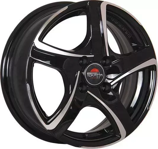 Диск автомобильный YOKATTA MODEL-5 6.5X15/4X100 ET40 D56.6 BKF*(Дисбаланс)