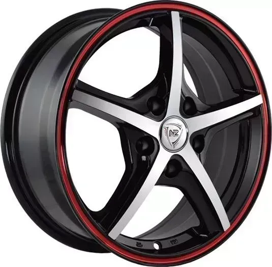 Диск автомобильный РаспродажаУценка SH667 NZ 6.5X16/5X112 ET33 D57.1 BKFRS*(Механические повреждения)