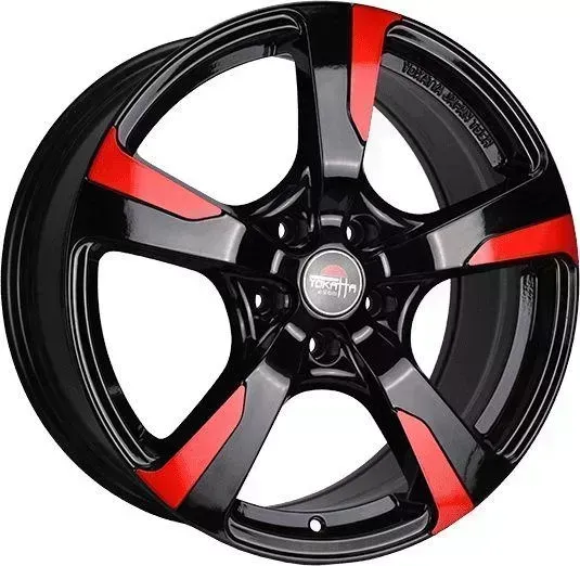 Диск автомобильный РаспродажаУценка MODEL-58 YOKATTA 7X18/5X114.3 ET48 D67.1 B+R (вишневый оттенок)*(Дефект ЛКП)
