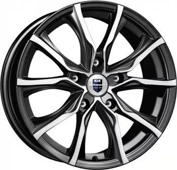 Диск автомобильный RAPID Твист-оригинал 7.5X17/5X100 ET36 D57.1 дарк-платинум