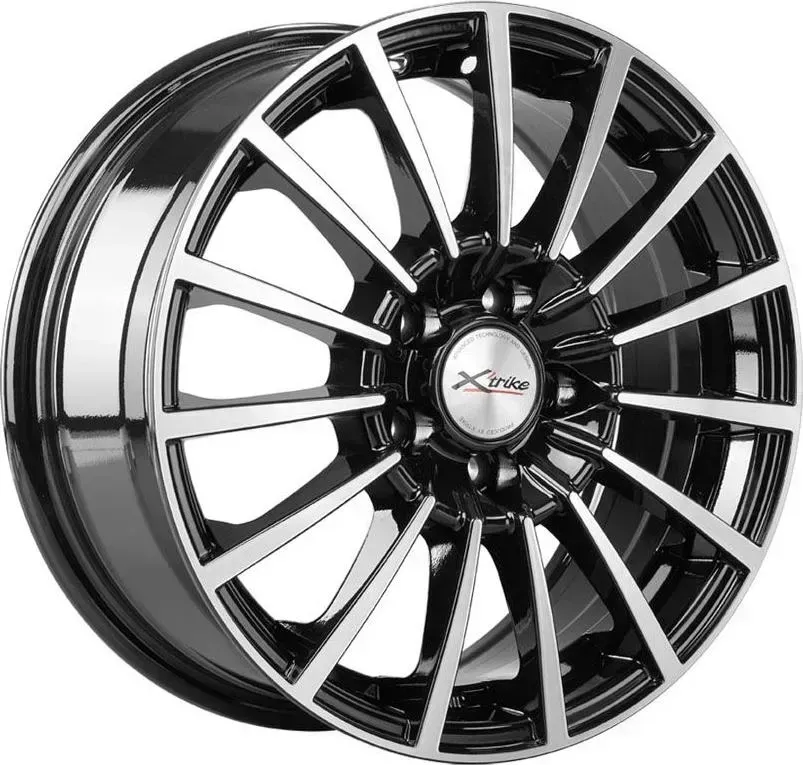 Диск автомобильный X'trike X-1066,5\R15 5*114,3 ET38d67,1BK/FP[] 6,5//R15