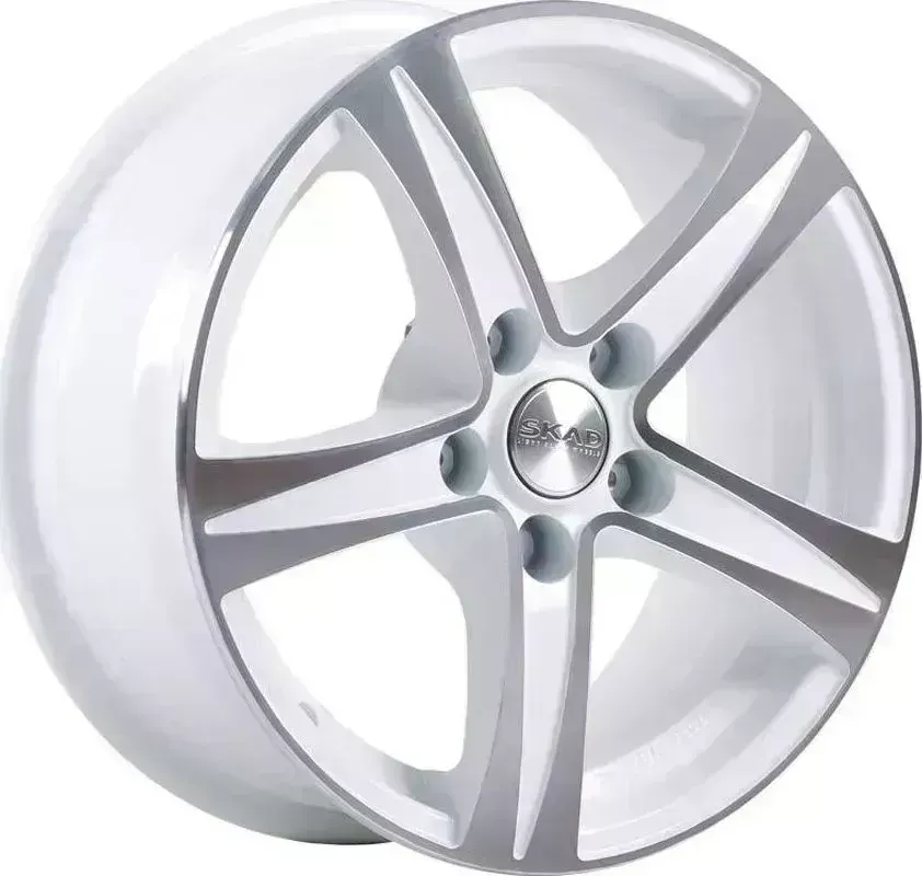 Диск автомобильный СКАД Sakura6,5\R15 5*112 ET35d66,6Алмаз-белый[] 6,5//R15