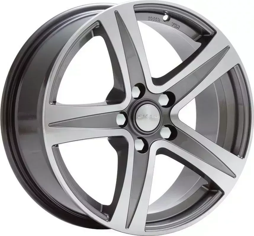 Диск автомобильный СКАД Sakura7,5\R17 5*112 ET45d66,6Алмаз-грей[] 7,5//R17