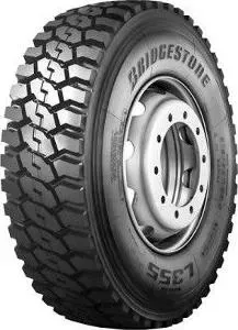 Шина BRIDGESTONE 315/80R22.5 L355EVO TL 158/156Строительная Ведущая M+S //R 158/156 K