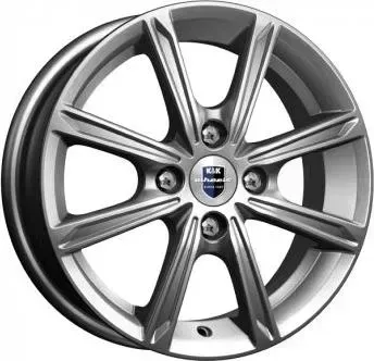 Диск автомобильный КиК Флэш 5X14/4X100 ET35 D67.1 дарк-платинум