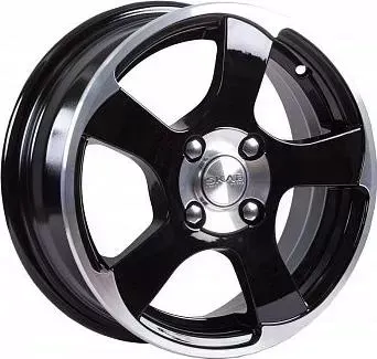 Диск автомобильный СКАД Акула АКУЛА 5.5X14/4X98 ET35 D58.6 Черный-бархат
