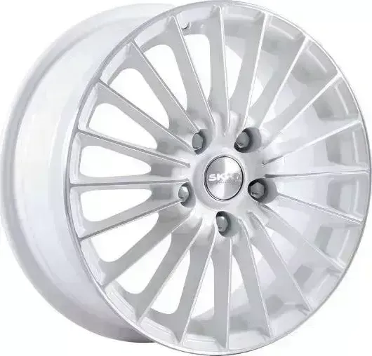 Диск автомобильный СКАД Веритас 15 6X15/5X100 ET38 D57.1 Алмаз-белый