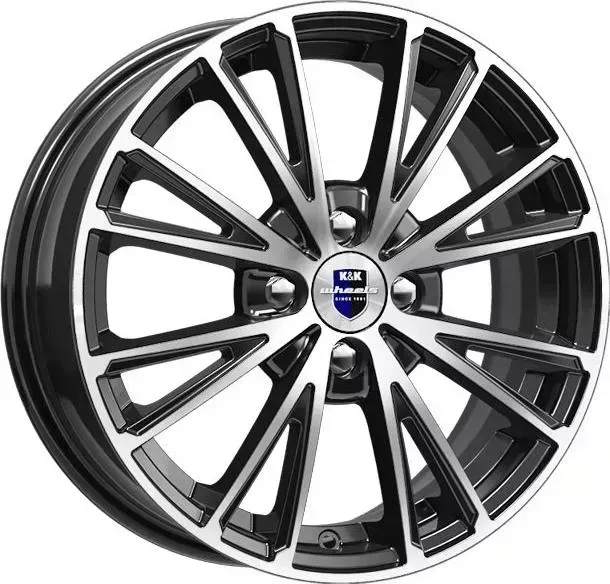 Диск автомобильный КиК Меандр 6X16/4X114.3 ET40 D67.1 сильвер-SK
