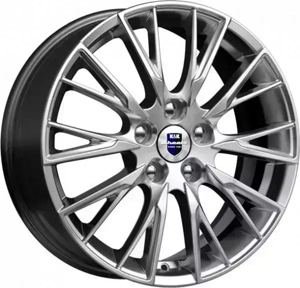 Диск автомобильный КиК Солт 6.5X17/5X108 ET50 D63.35 дарк-платинум
