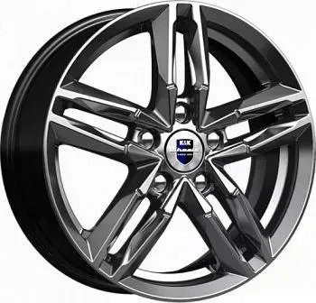 Диск автомобильный КиК SAYAN 6X16/5X108 ET45 D67.1 дарк-платинум