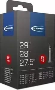 Камера велосипедная SCHWALBE SV19 40/62-584/635,27,5/29-1,5-2,4 IB 40mm преста вентиль 10430343
