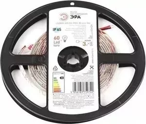 Светодиодная влагозащищенная лента ЭРА LS2835-60LED-IP65-W-eco-3m