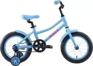 Велосипед STARK 20 Foxy 14 Girl бирюзовый/розовый 14"