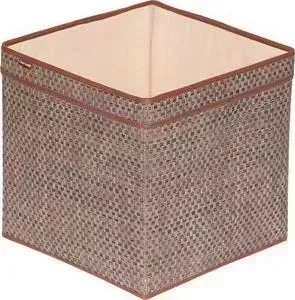 Корзина Casy Home для хранения с ручками 30х30х30 см, бежевая