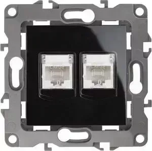 Розетка информационная 2XRJ45 ЭРА 12-3108-06