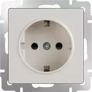 Розетка Werkel WL03-10-01 безвинтовой зажим слоновая кость