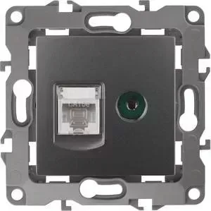 Розетка комбинированная RJ45+TV ЭРА 12-3110-12