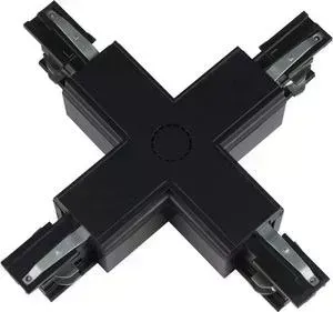 Соединитель для шинопроводов Х-образный UNIEL UBX-A41 Black
