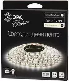 Светодиодная влагозащищенная лента ЭРА LS5050-60LED-IP65-WW-5m