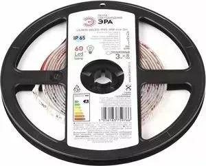 Светодиодная влагозащищенная лента ЭРА LS2835-60LED-IP65-WW-eco-3m