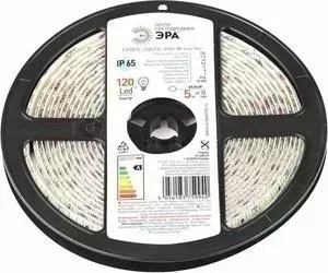 Светодиодная влагозащищенная лента ЭРА LS2835-120LED-IP65-W-eco-5m