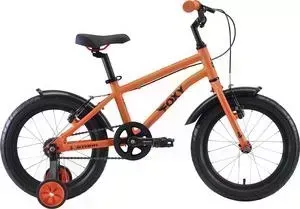 Велосипед STARK 20 Foxy 16 Boy оранжевый/голубой/черный 16"