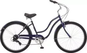 Велосипед Schwinn Mikko 7 (2019), 7 скоростей, колёса 26, цвет синий