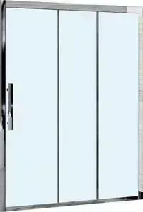 Душевая дверь WeltWasser WW600S3 R 150х185 правая, профиль хром, стекло прозрачное (10000002746)