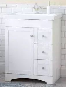 Тумба с раковиной Corozo с Техас 70 белая (SD-00000451, 4620008197746)