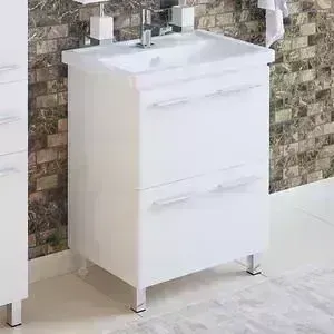 Тумба с раковиной Corozo с Мирэль 70 белая (SD-00000359, 4620008197746)