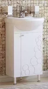 Тумба с раковиной Corozo с Орфей 45 белая (SD-00000384, 4620008192741)