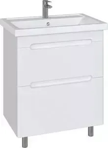 Тумба с раковиной Sanstar с Адель 70 напольная, белая (169.1-1.4.1., 4620008197746)