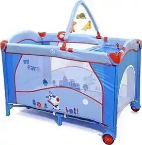 Манеж BEBE PLANETE Animals (голубой) P615 SR