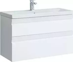 Тумба с раковиной Sanstar с Вита 100 белая (83.1-1.5.1., 4640021065204)