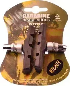 Колодки BARADINE 947V, МТВ, 70 мм, черные