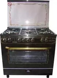 Плита газовая Fresh 90x60 New Jumbo brown st.st. Top
