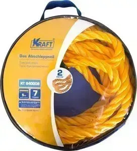 Трос буксировочный KRAFT канатный 5м, 7т (KT 840008)