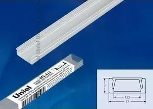Профиль UNIEL UFE-A12 Silver 200 Polybag