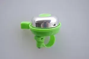 Звонок для велосипеда JOY KIE 33AD-03 алюм.-пласт.база, D45mm, зеленая база
