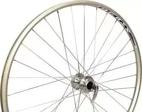 Колесо STARK 27.5" MTB, заднее, двойной обод XTB-26, алюм.сплав, серебр, серебр втулка JY-D242DSE, под трещ
