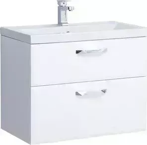 Тумба с раковиной Sanstar с Cristal 80 белая (78.1-1.5.1., 4640021064733)