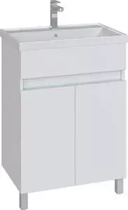 Тумба с раковиной Sanstar с Квадро 60 белая (124.1-1.4.1., 4640021060773)