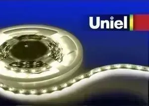 Светодиодная лента UNIEL ULS-3528-60LED/m-8mm-IP33-DC12V-4,8W/m-3M-WW