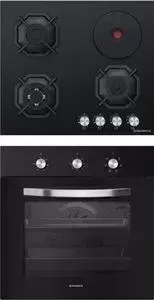 Встраиваемый комплект MAUNFELD EEHG.64.13CB.KG + EOEC.586B