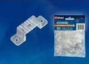 Крепление для светодиодной ленты UNIEL UCC-K14 Clear 050 Polybag