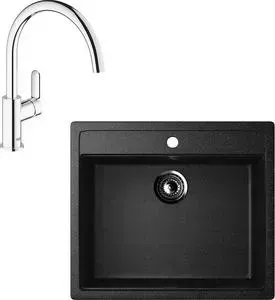 Мойка кухонная и смеситель ULGRAN и смеситель U-104 Grohe BauEdge (U-104-308, 31367000)